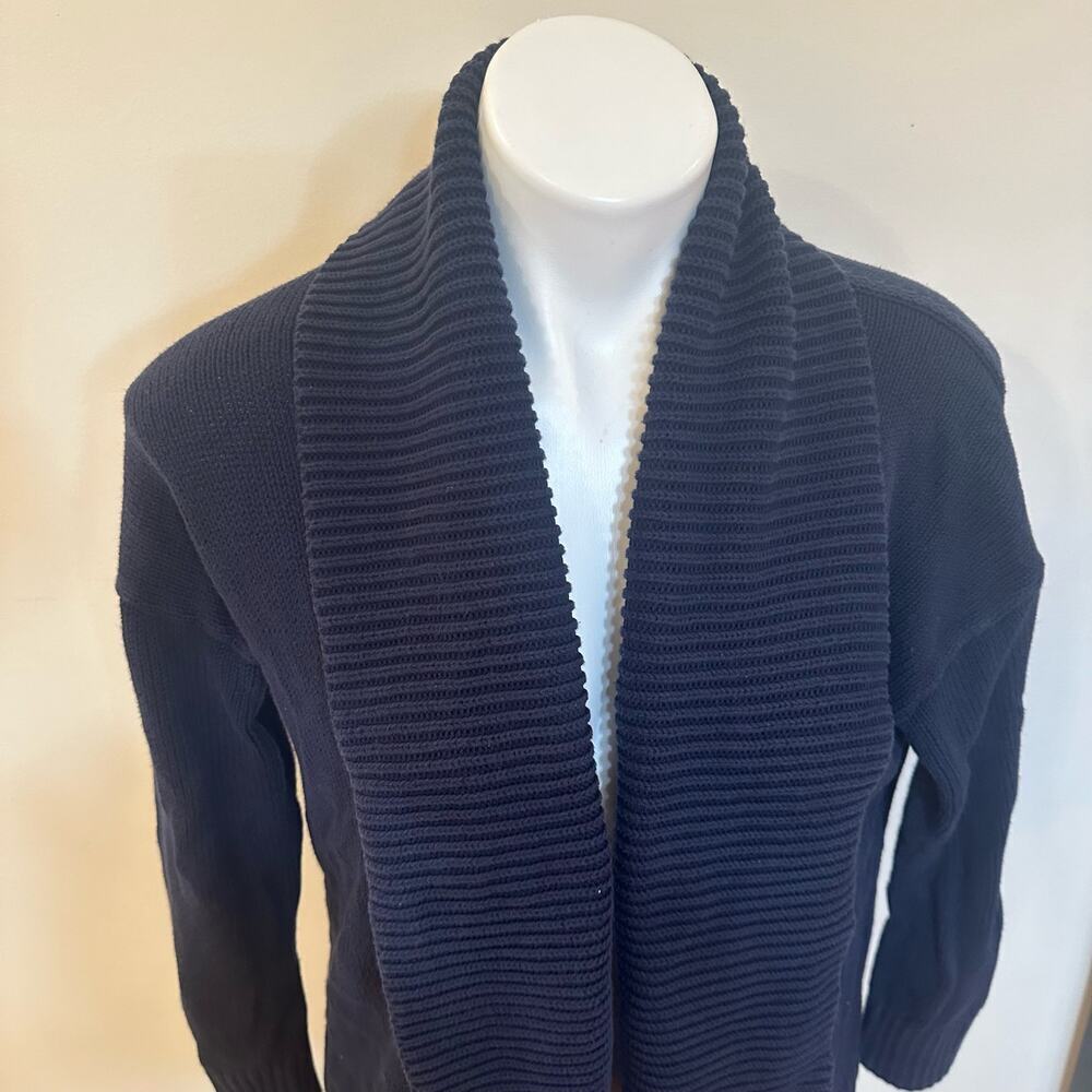 J. Crew Navy Blue Open Cardigan Sweater sz XS - Picture 2 of 6